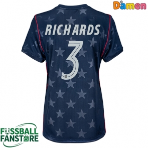 Vereinigte Staaten Chris Richards #3 Replik Auswärtstrikot Damen WM 2026 Kurzarm